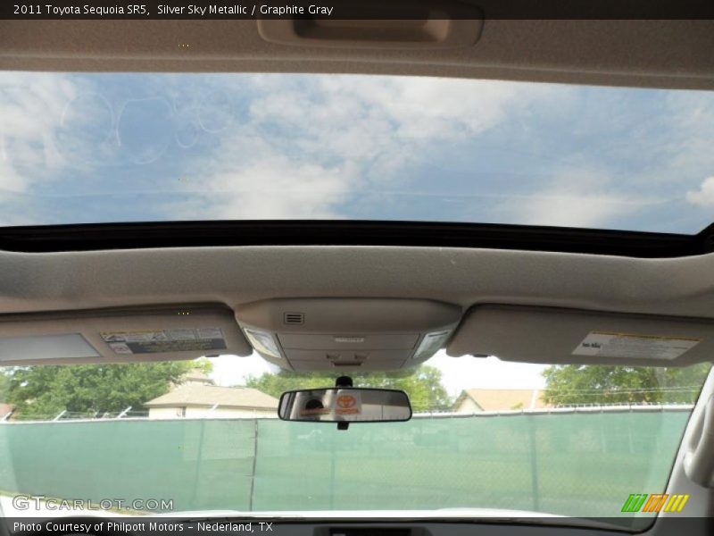 Silver Sky Metallic / Graphite Gray 2011 Toyota Sequoia SR5