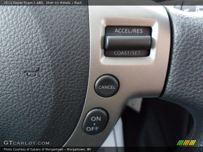 Silver Ice Metallic / Black 2011 Nissan Rogue S AWD
