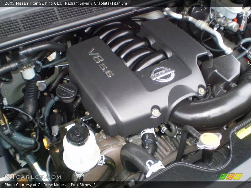 Radiant Silver / Graphite/Titanium 2005 Nissan Titan SE King Cab
