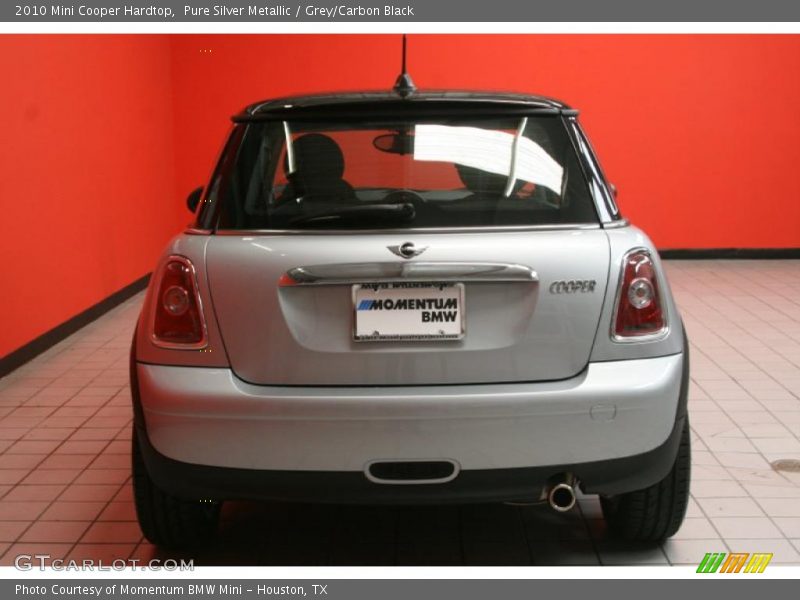 Pure Silver Metallic / Grey/Carbon Black 2010 Mini Cooper Hardtop
