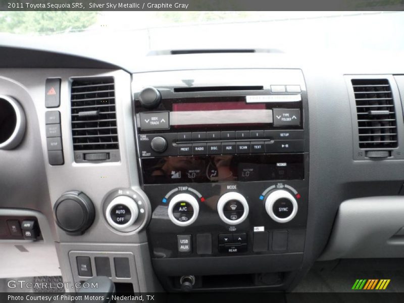 Silver Sky Metallic / Graphite Gray 2011 Toyota Sequoia SR5