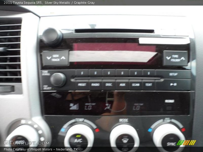Silver Sky Metallic / Graphite Gray 2011 Toyota Sequoia SR5