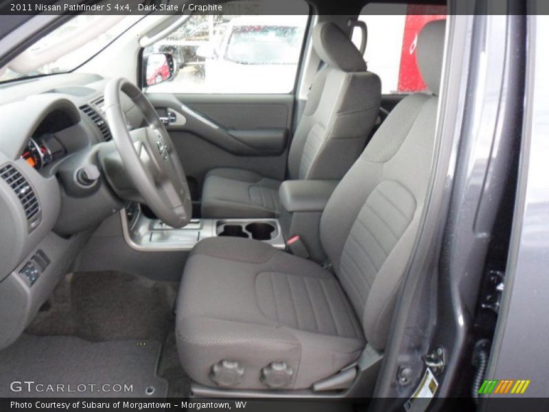  2011 Pathfinder S 4x4 Graphite Interior