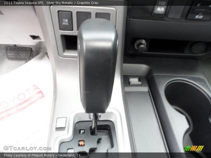 Silver Sky Metallic / Graphite Gray 2011 Toyota Sequoia SR5