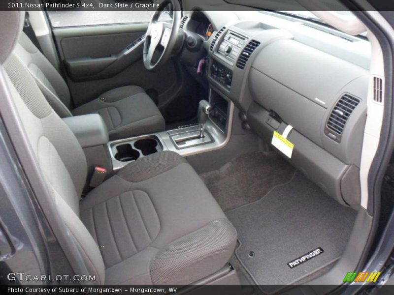  2011 Pathfinder S 4x4 Graphite Interior