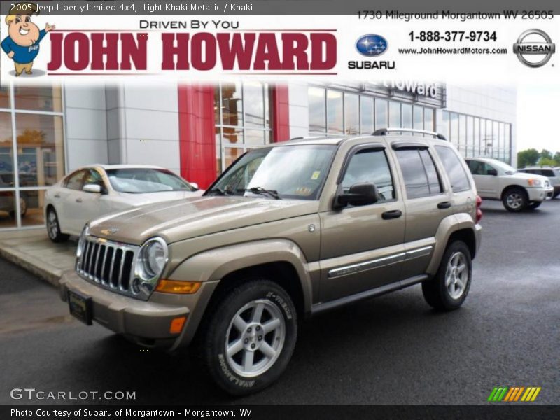 Light Khaki Metallic / Khaki 2005 Jeep Liberty Limited 4x4