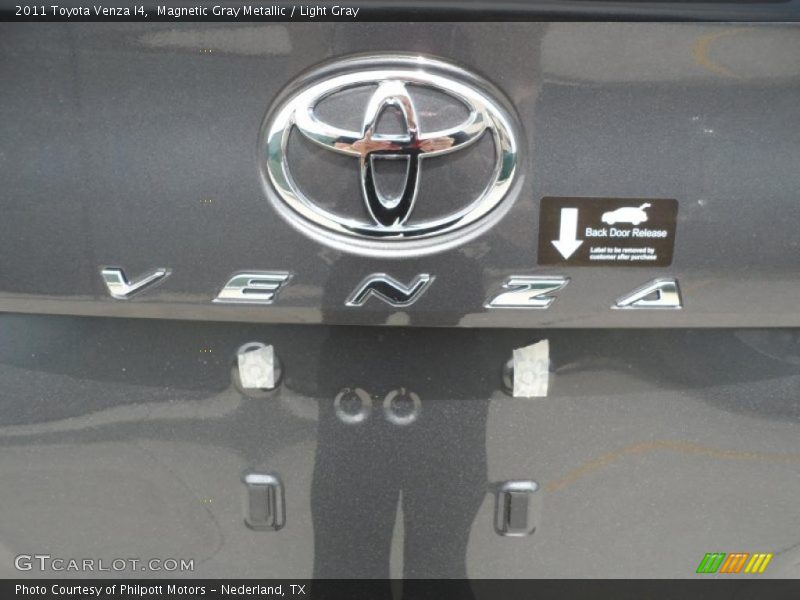 Magnetic Gray Metallic / Light Gray 2011 Toyota Venza I4