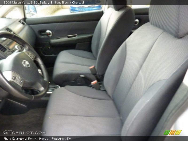 Brilliant Silver / Charcoal 2008 Nissan Versa 1.8 SL Sedan