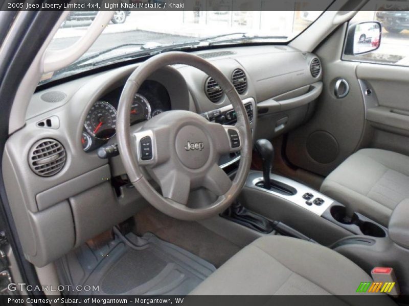 Light Khaki Metallic / Khaki 2005 Jeep Liberty Limited 4x4