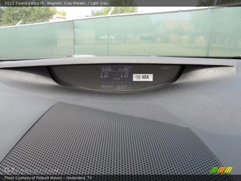 Magnetic Gray Metallic / Light Gray 2011 Toyota Venza I4