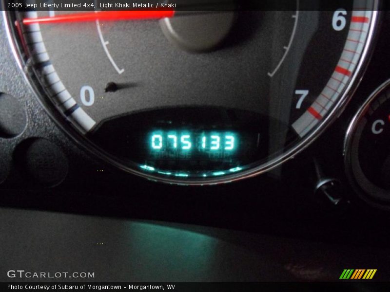 Light Khaki Metallic / Khaki 2005 Jeep Liberty Limited 4x4