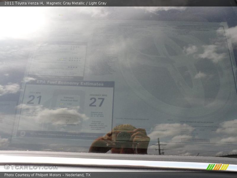 Magnetic Gray Metallic / Light Gray 2011 Toyota Venza I4