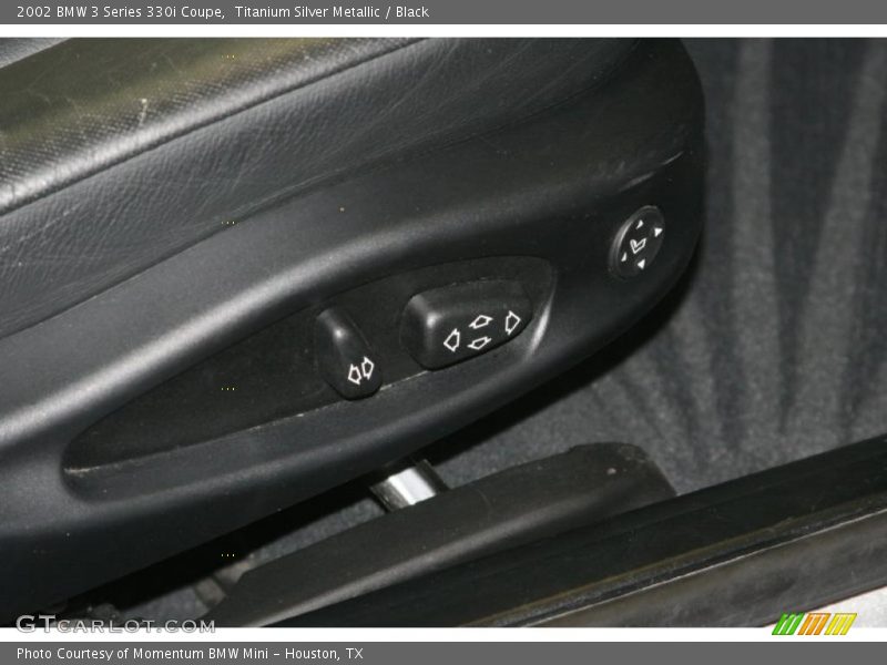Titanium Silver Metallic / Black 2002 BMW 3 Series 330i Coupe