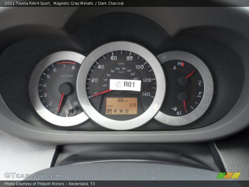  2011 RAV4 Sport Sport Gauges