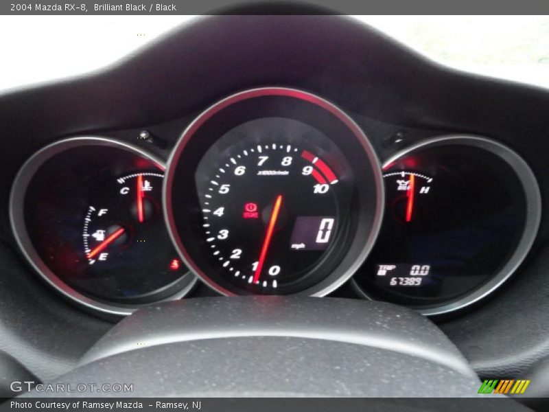 Brilliant Black / Black 2004 Mazda RX-8