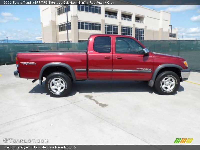  2001 Tundra SR5 TRD Extended Cab 4x4 Sunfire Red Pearl