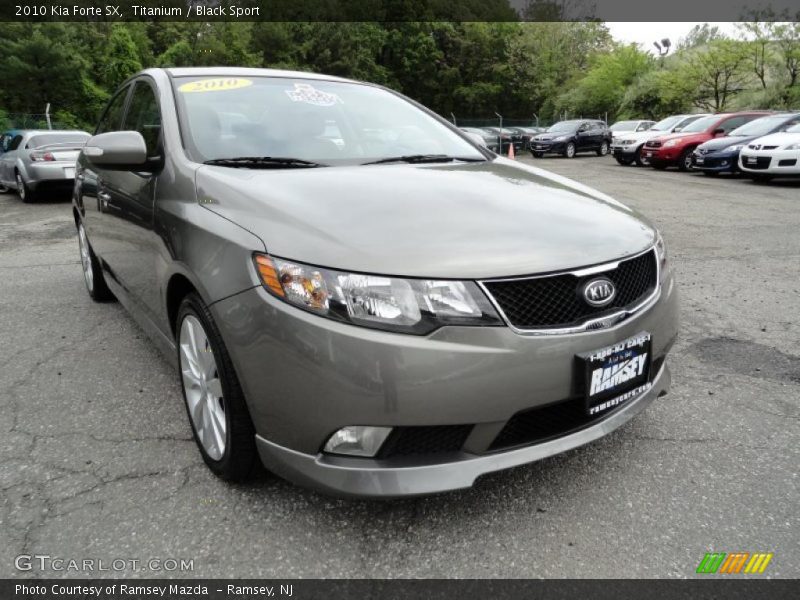Titanium / Black Sport 2010 Kia Forte SX
