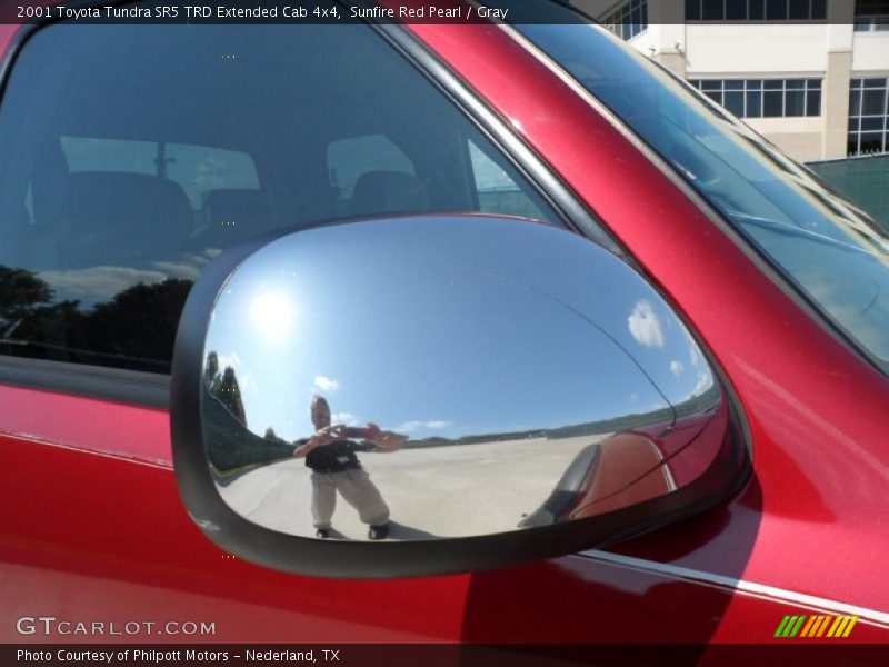 Sunfire Red Pearl / Gray 2001 Toyota Tundra SR5 TRD Extended Cab 4x4