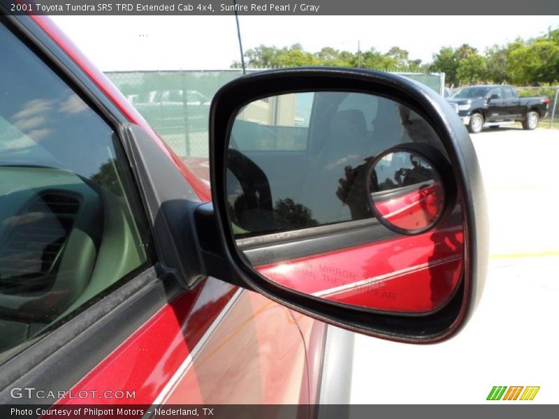 Sunfire Red Pearl / Gray 2001 Toyota Tundra SR5 TRD Extended Cab 4x4