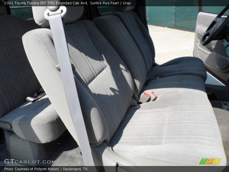 Sunfire Red Pearl / Gray 2001 Toyota Tundra SR5 TRD Extended Cab 4x4