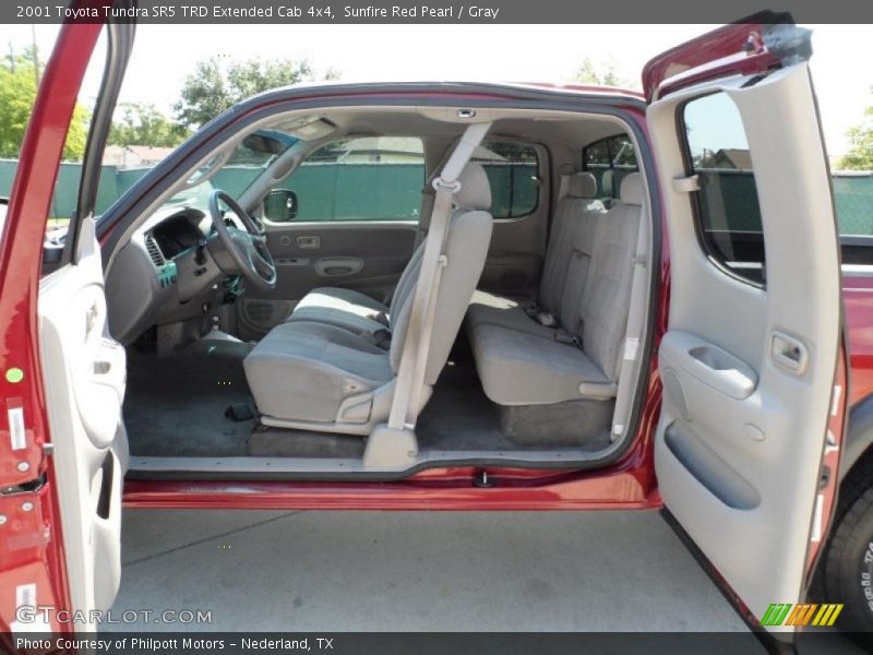  2001 Tundra SR5 TRD Extended Cab 4x4 Gray Interior