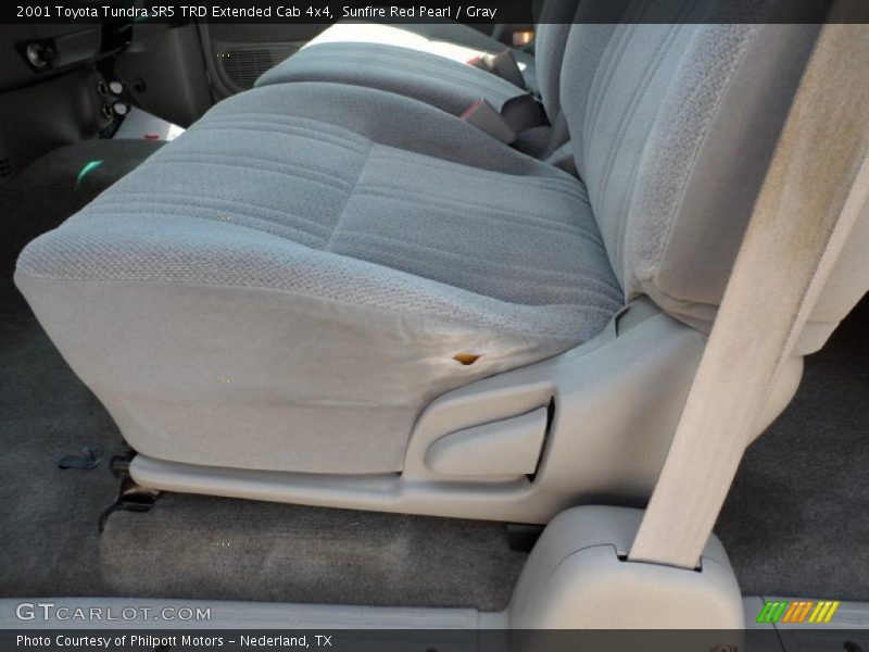 Sunfire Red Pearl / Gray 2001 Toyota Tundra SR5 TRD Extended Cab 4x4