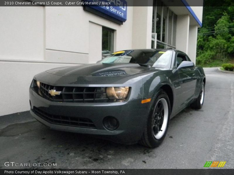 Cyber Gray Metallic / Black 2010 Chevrolet Camaro LS Coupe