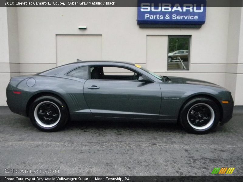 Cyber Gray Metallic / Black 2010 Chevrolet Camaro LS Coupe