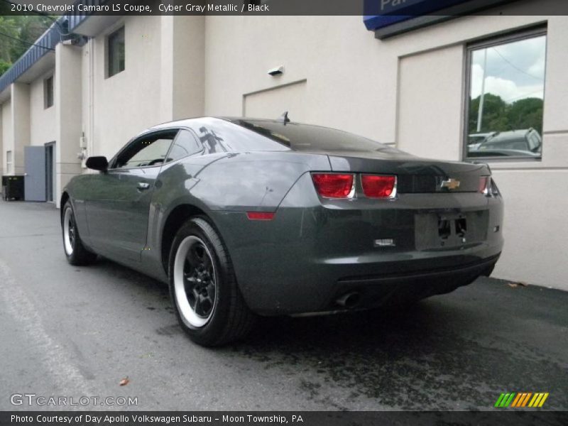 Cyber Gray Metallic / Black 2010 Chevrolet Camaro LS Coupe