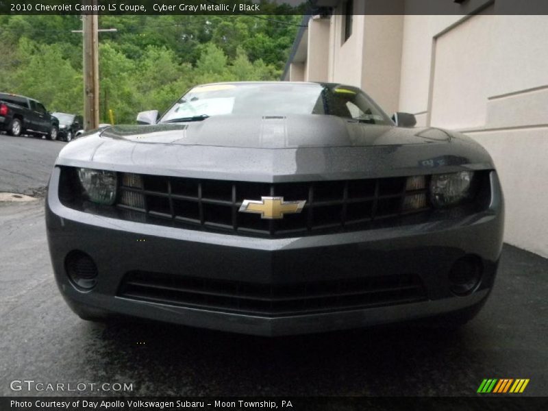 Cyber Gray Metallic / Black 2010 Chevrolet Camaro LS Coupe