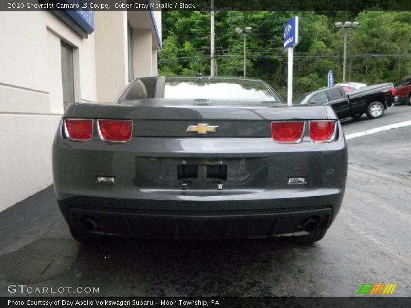 Cyber Gray Metallic / Black 2010 Chevrolet Camaro LS Coupe