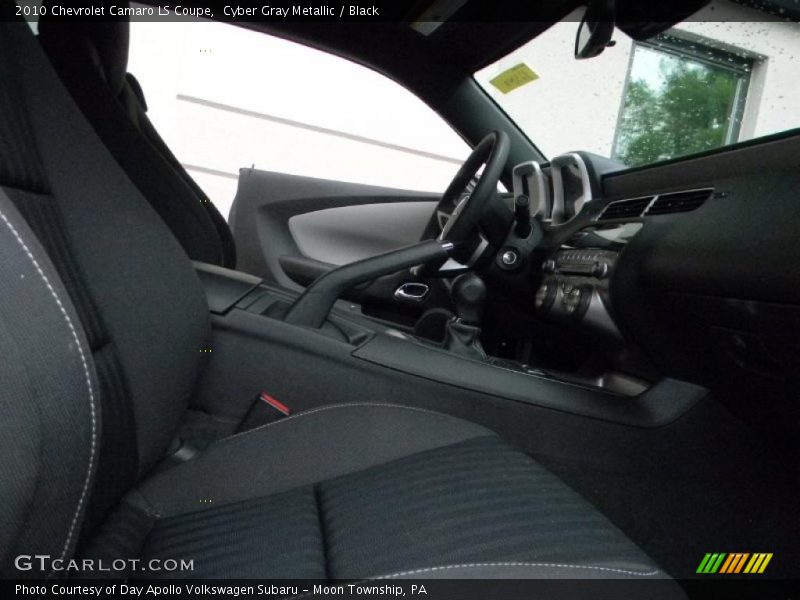 Cyber Gray Metallic / Black 2010 Chevrolet Camaro LS Coupe