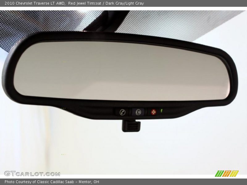 Red Jewel Tintcoat / Dark Gray/Light Gray 2010 Chevrolet Traverse LT AWD