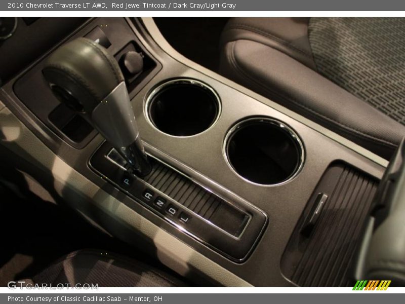 Red Jewel Tintcoat / Dark Gray/Light Gray 2010 Chevrolet Traverse LT AWD