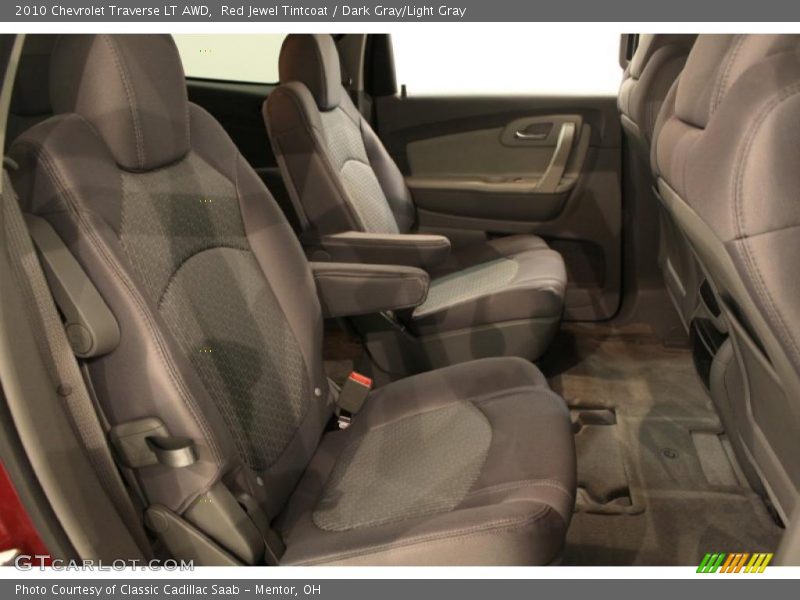 Red Jewel Tintcoat / Dark Gray/Light Gray 2010 Chevrolet Traverse LT AWD