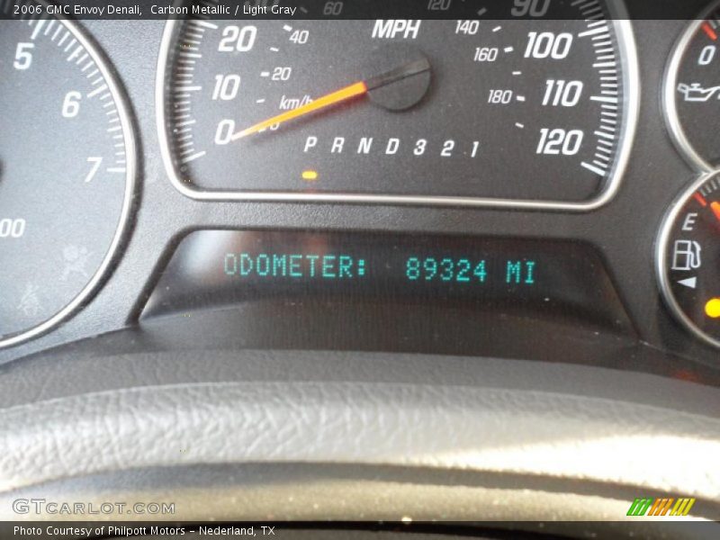 Carbon Metallic / Light Gray 2006 GMC Envoy Denali
