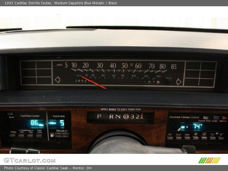 1993 DeVille Sedan Sedan Gauges