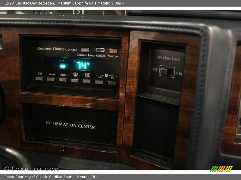 Controls of 1993 DeVille Sedan