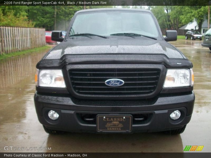 Black / Medium Dark Flint 2008 Ford Ranger Sport SuperCab 4x4