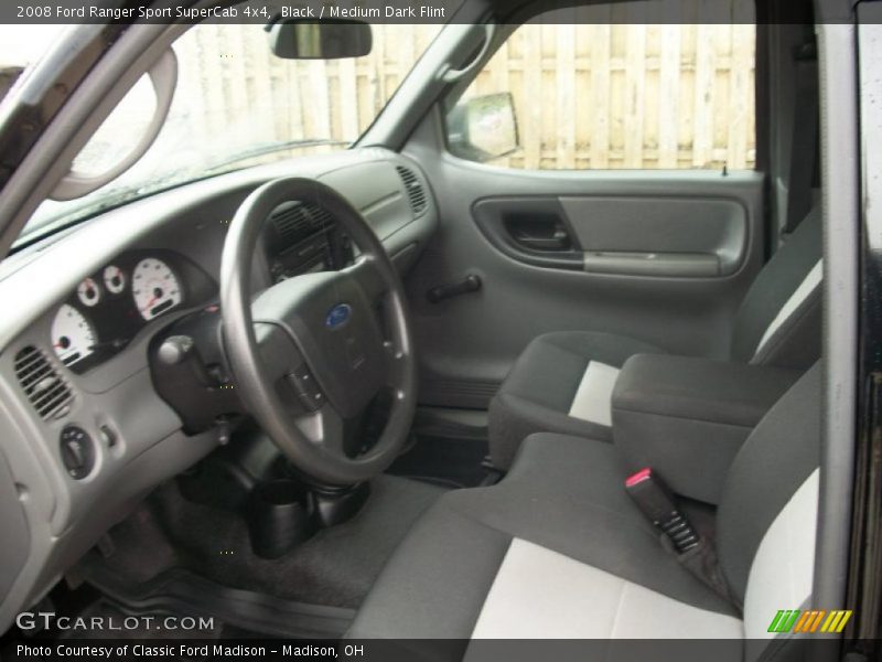 Black / Medium Dark Flint 2008 Ford Ranger Sport SuperCab 4x4