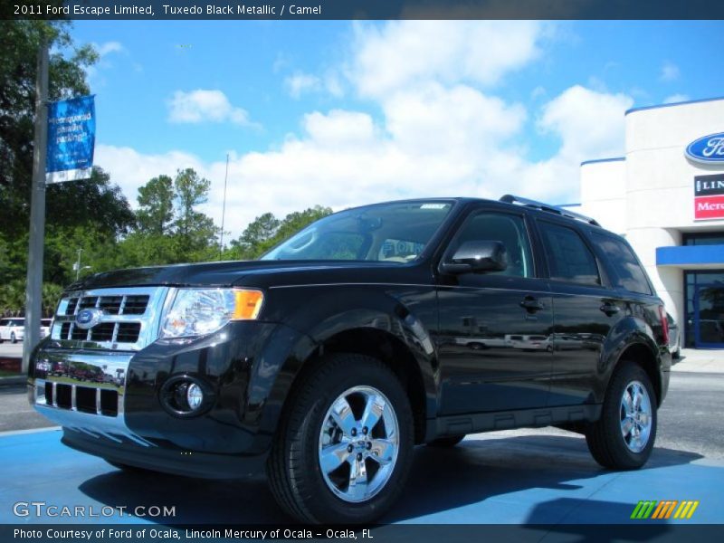 Tuxedo Black Metallic / Camel 2011 Ford Escape Limited