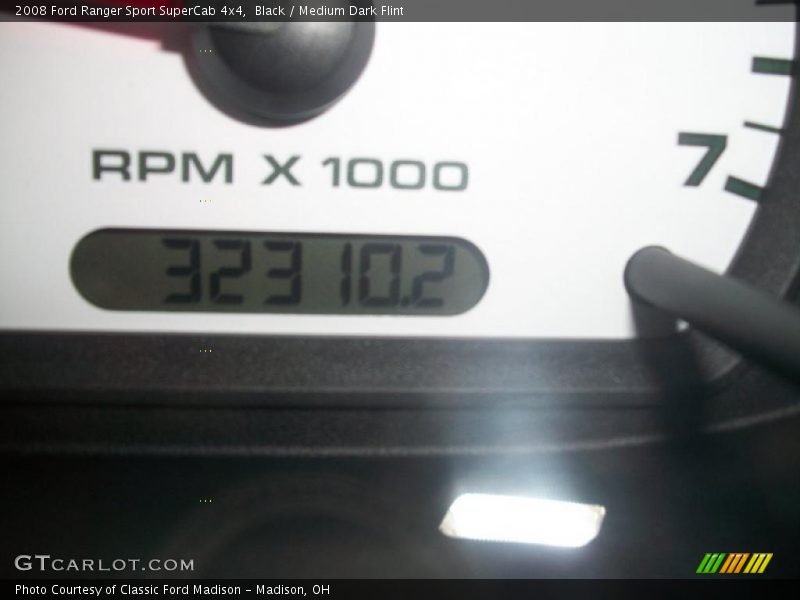 Black / Medium Dark Flint 2008 Ford Ranger Sport SuperCab 4x4