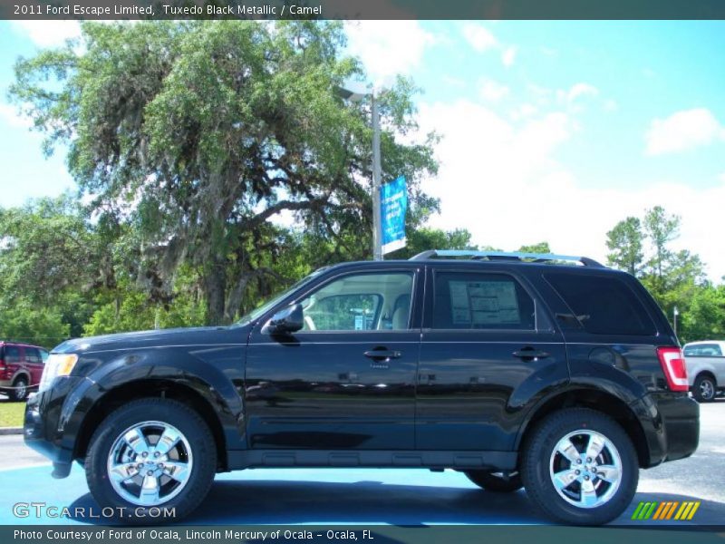 Tuxedo Black Metallic / Camel 2011 Ford Escape Limited