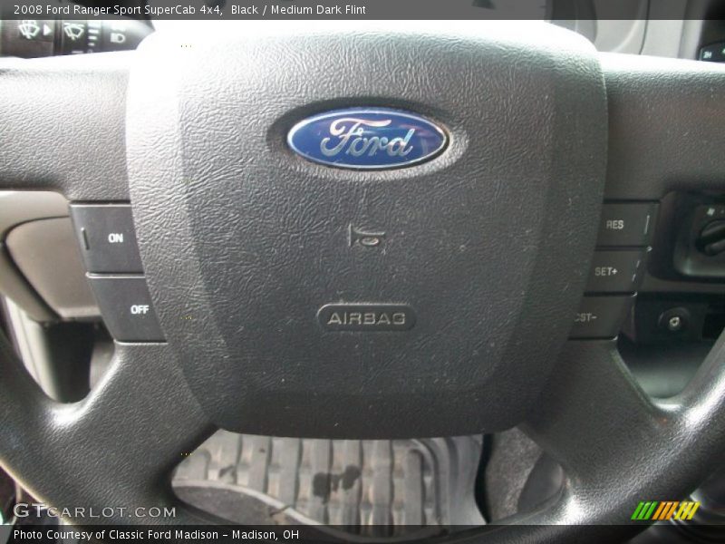 Black / Medium Dark Flint 2008 Ford Ranger Sport SuperCab 4x4