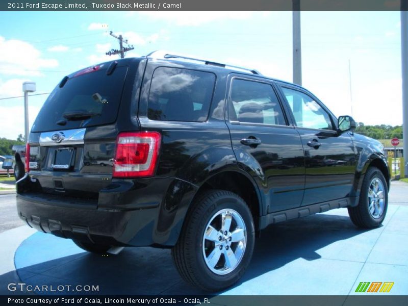 Tuxedo Black Metallic / Camel 2011 Ford Escape Limited