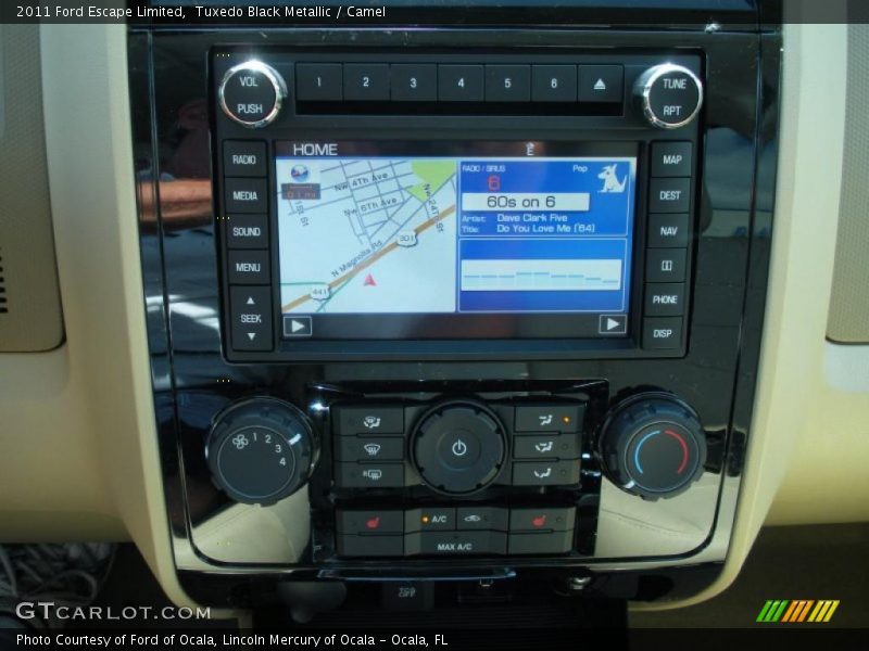 Tuxedo Black Metallic / Camel 2011 Ford Escape Limited