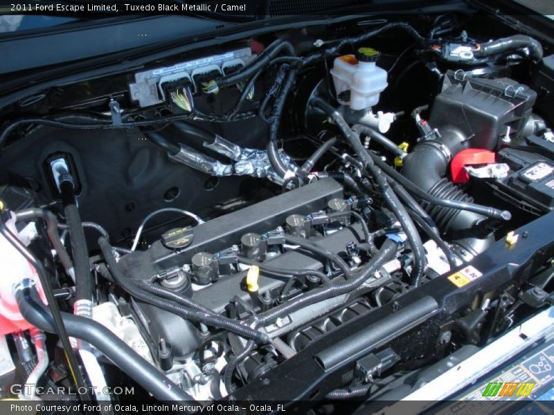 Tuxedo Black Metallic / Camel 2011 Ford Escape Limited