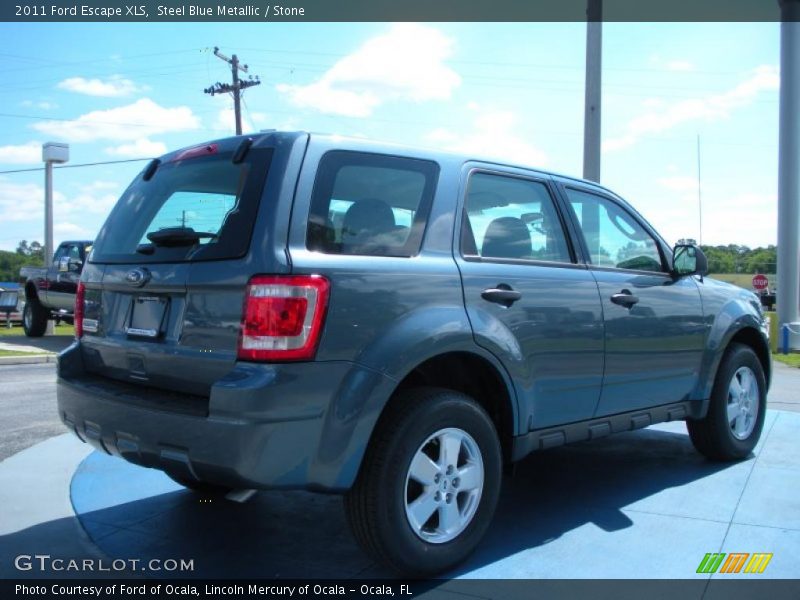 Steel Blue Metallic / Stone 2011 Ford Escape XLS