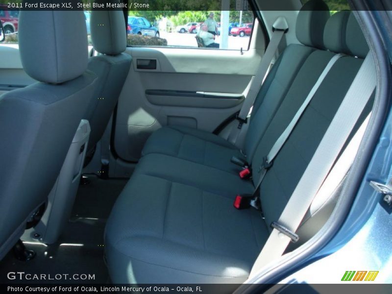 Steel Blue Metallic / Stone 2011 Ford Escape XLS
