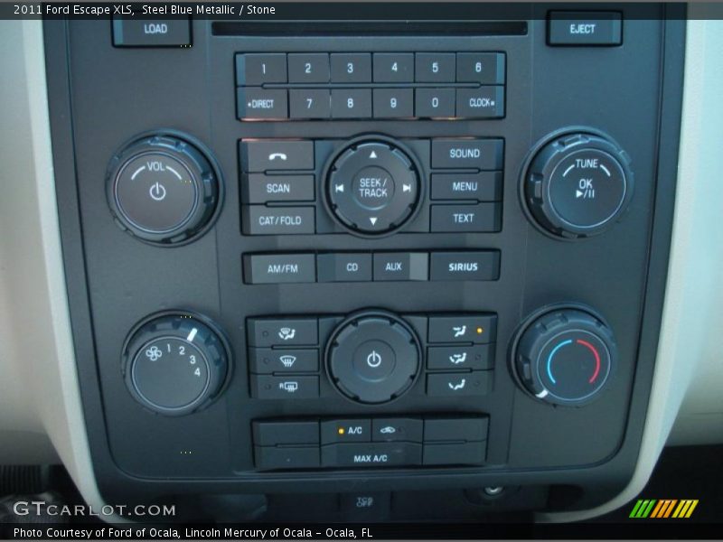 Controls of 2011 Escape XLS